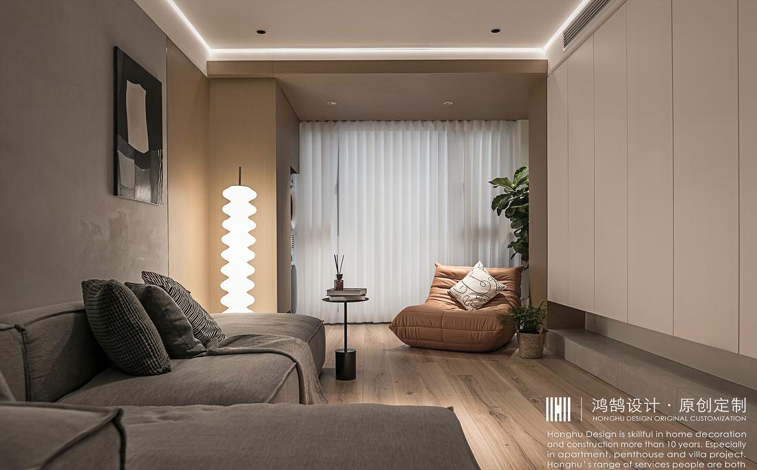 园林设计师的独居平层空间丨中国上海丨鸿鹄设计上海-2