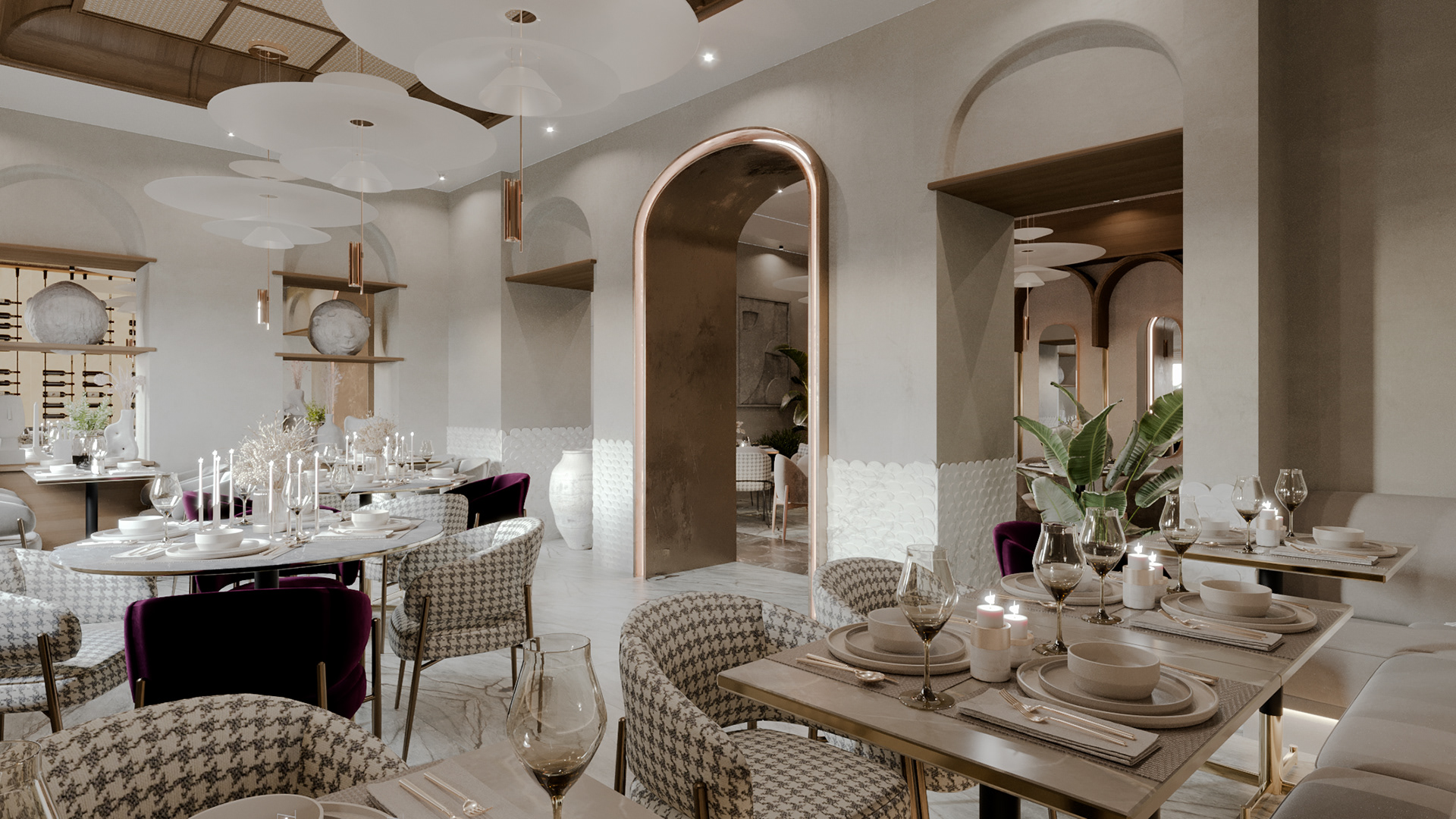 蓝色之家：餐厅和酒廊丨突尼斯丨Anamorph  agency-8