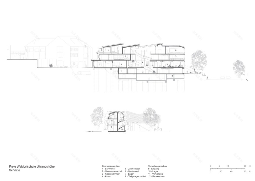 斯图加特华德福学校新建筑丨德国斯图加特丨Behnisch Architekten-56