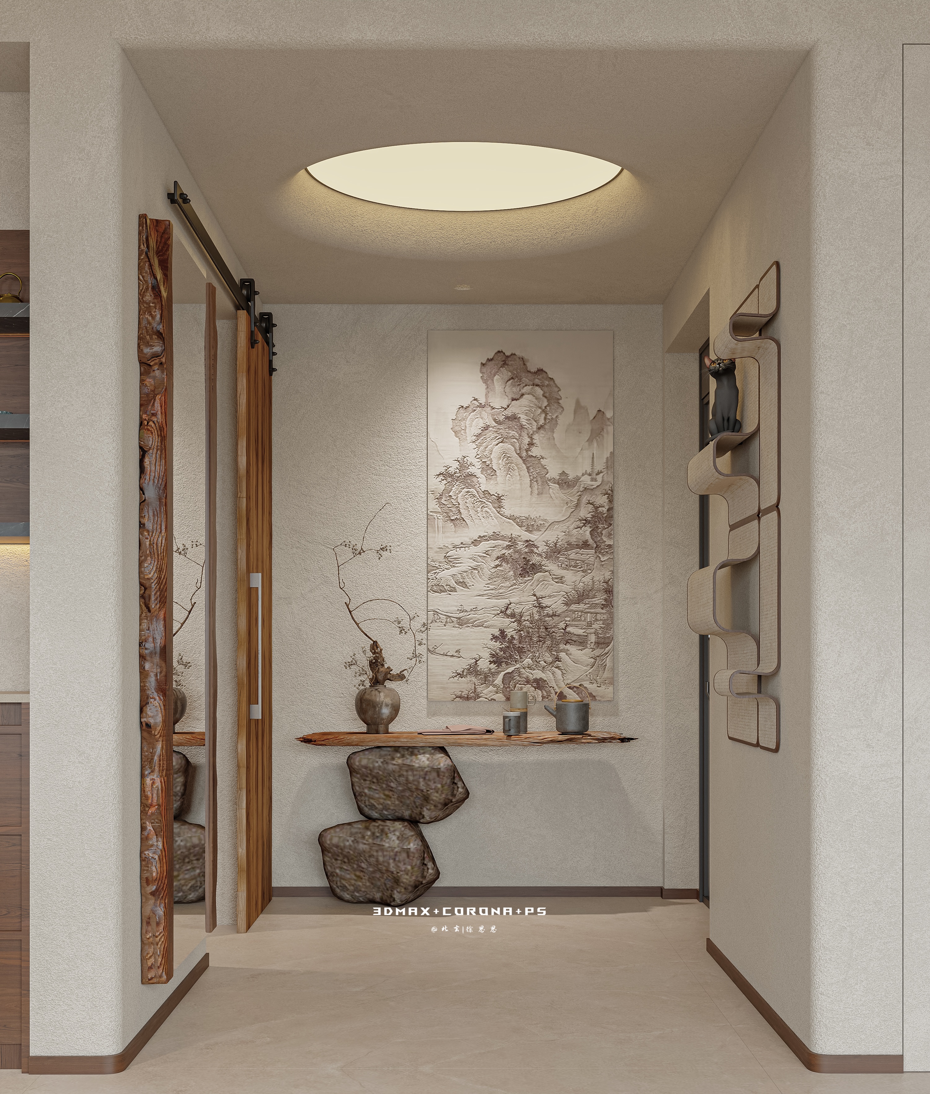 原木 + 素色，把「治愈感」搬进家的每个角落-1