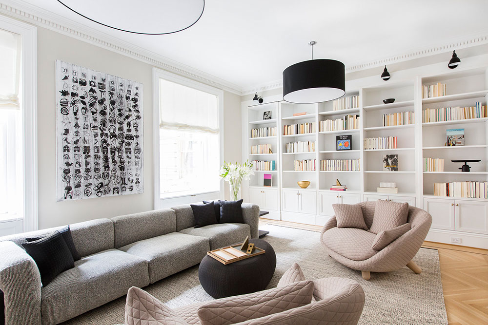 纽约前战公寓里的现代艺术设计-1