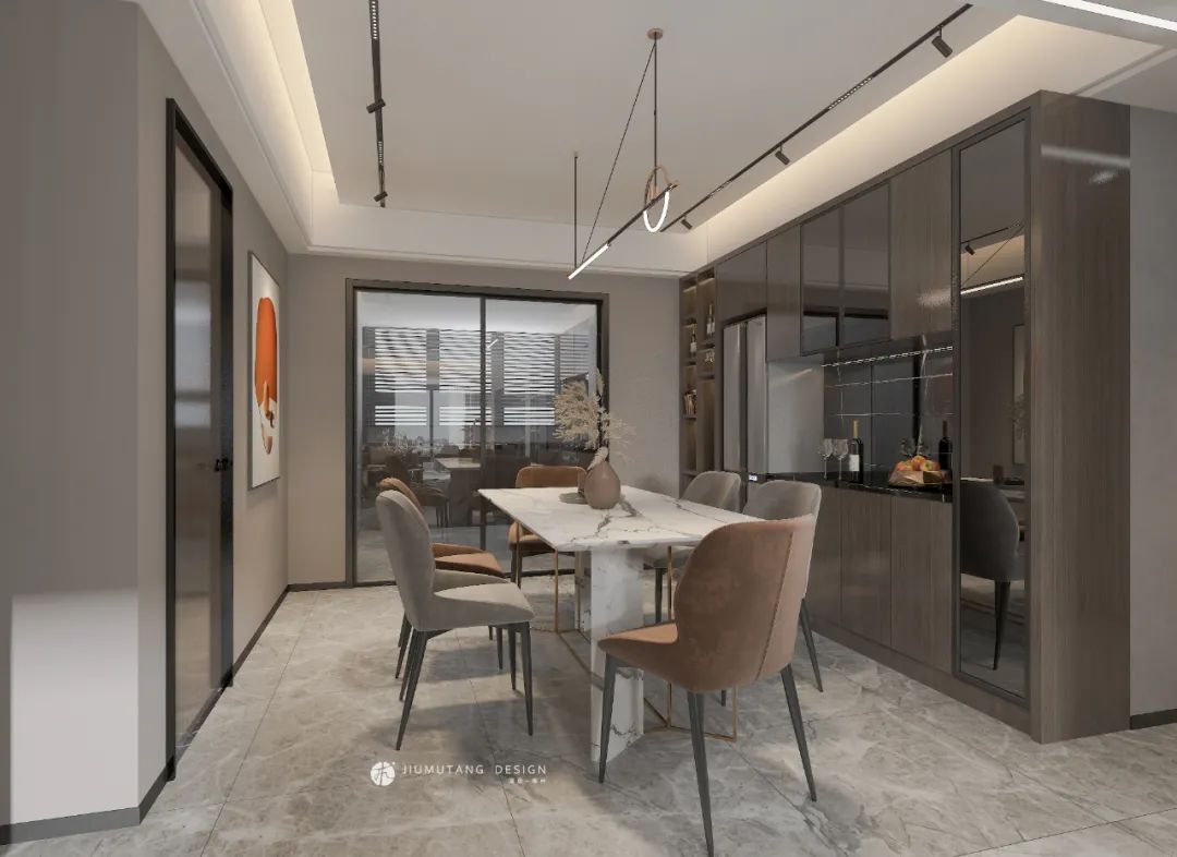 岁时从简 · 151㎡简约现代婚房设计丨中国潮州丨潮州市九木堂装饰设计有限公司-17