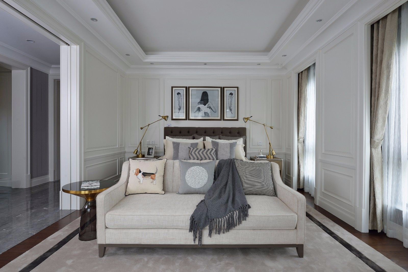 G&K桂睿诗设计丨样板间丨苏州中粮同里湖花园联排别墅样板房-14