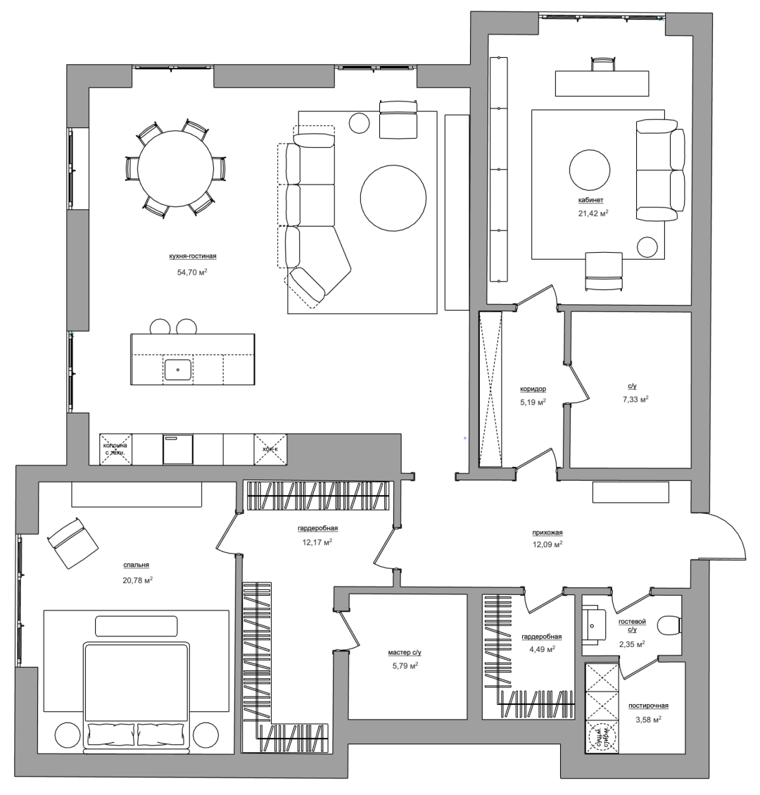 莫斯科特维尔斯卡亚优雅公寓丨俄罗斯莫斯科丨Artem Babayants-39