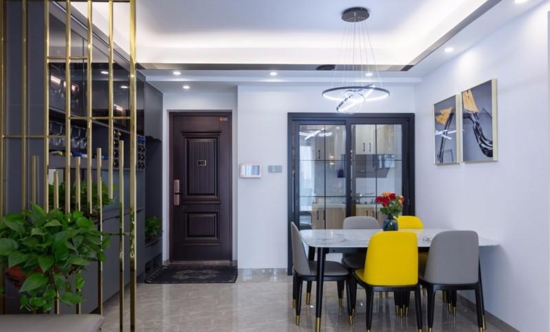 现代简约三居，落地实景惊艳亮相-3