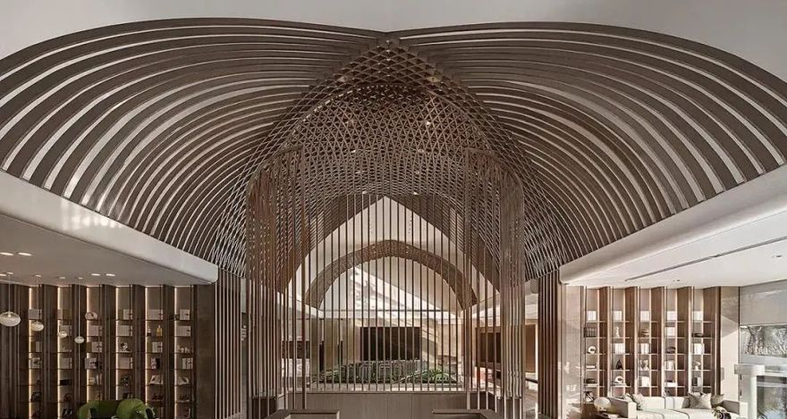 昆明麓湖国际社区餐厅&昆明天籁郡傲翠样板间丨中国昆明丨如聿空间设计-99