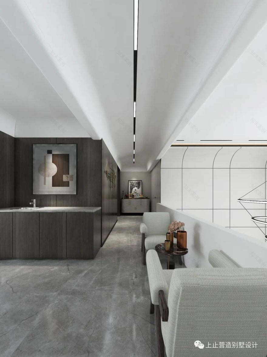 光影交叠下的现代理性美·敦化项目丨上止YL空间设计-25