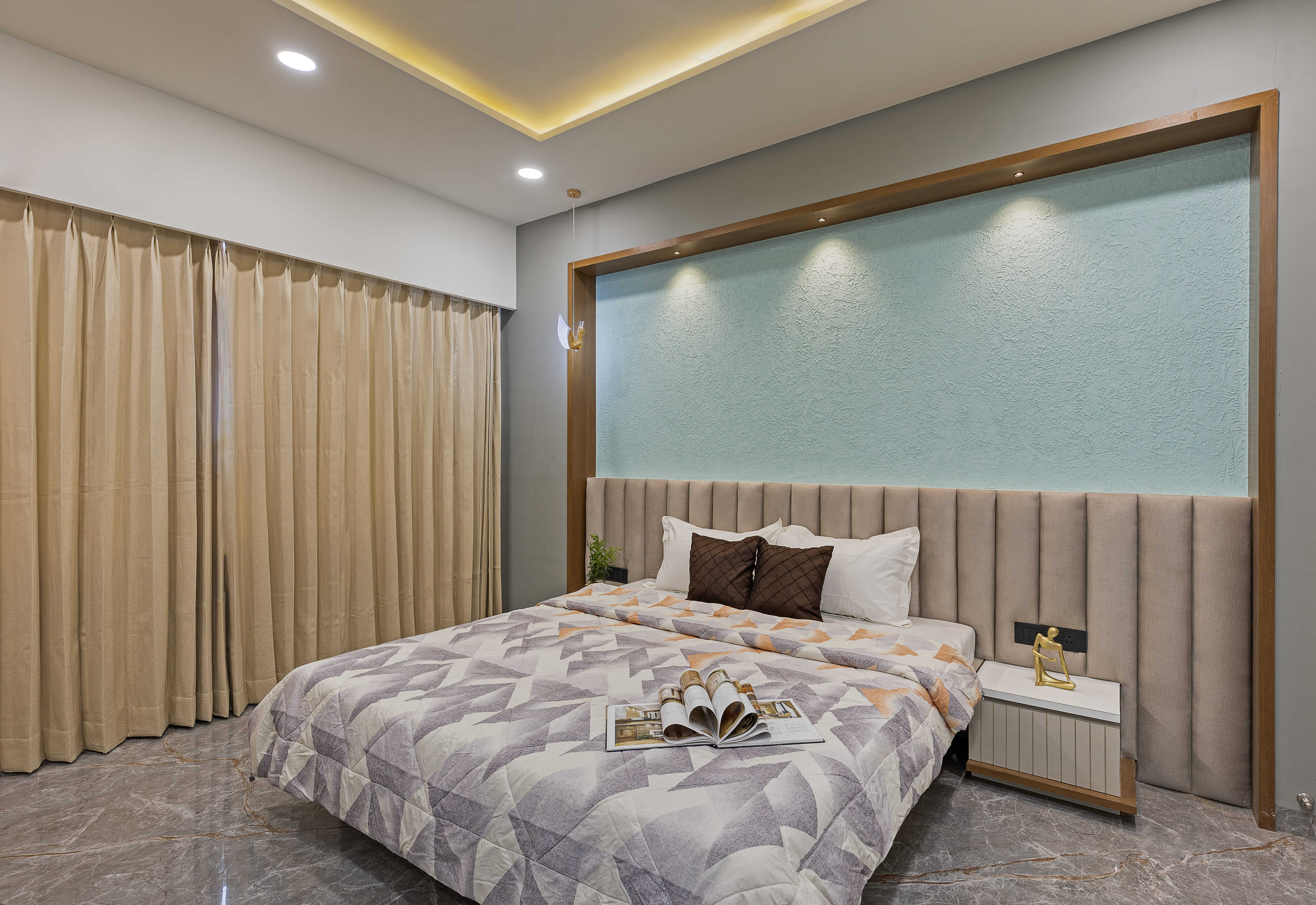 Tanishq Enclave – 3BHK 室内设计丨Montdor Interior-8