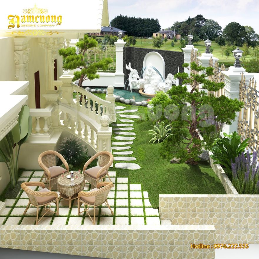 美丽锦鲤庭院设计,打造自然宁静空间-13