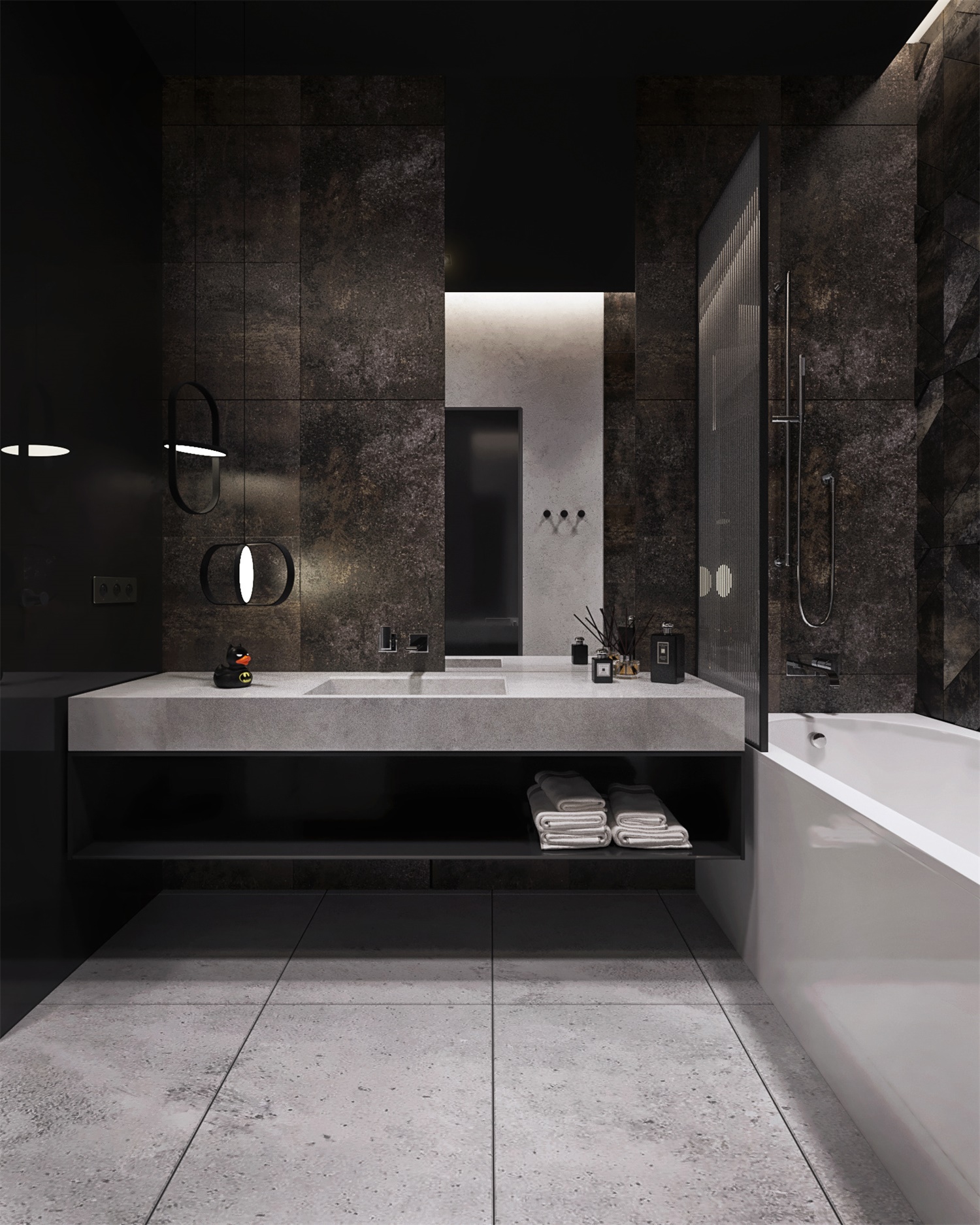 67平米--极简黑白空间-14