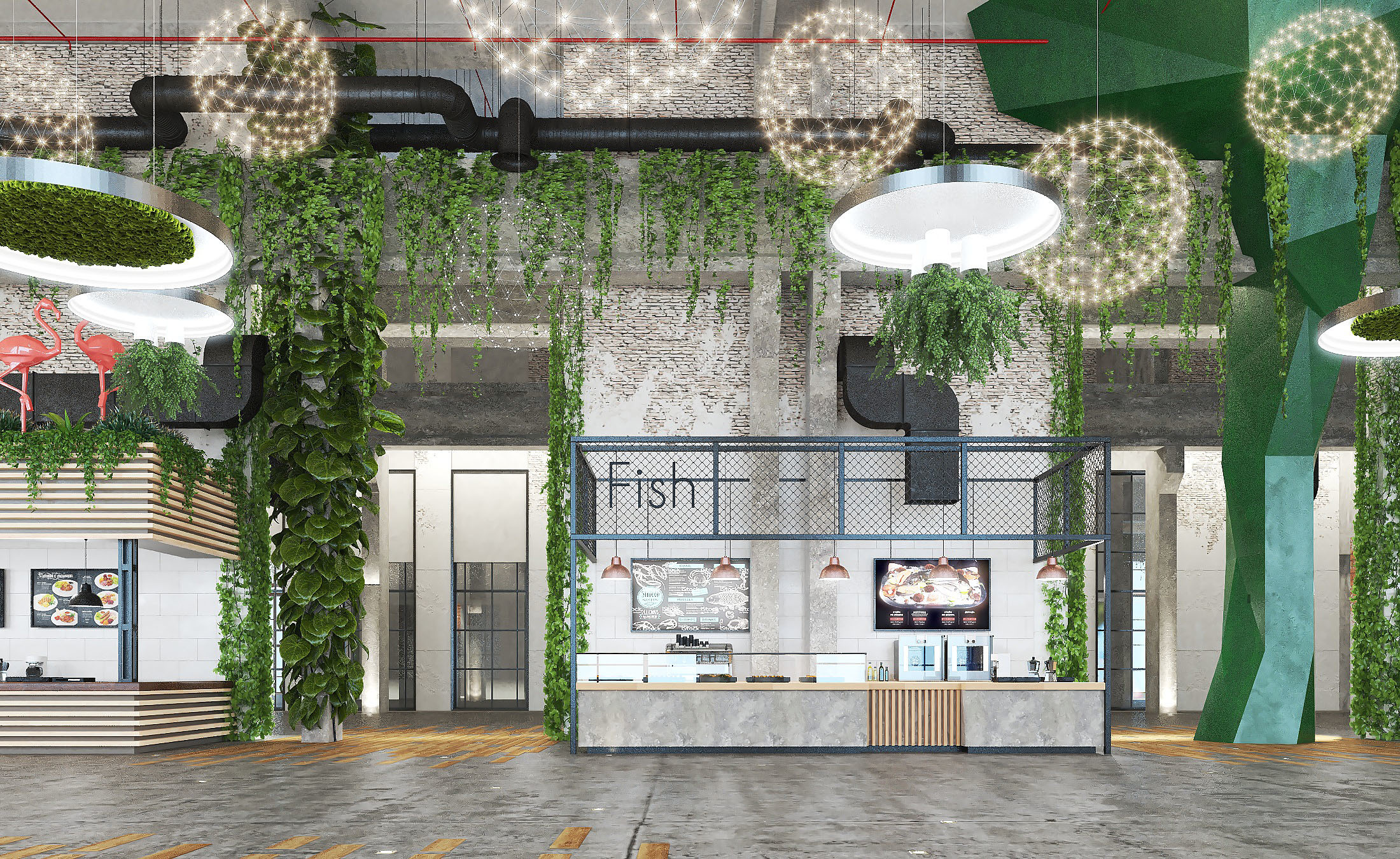 亚洲区的美食广场设计-9