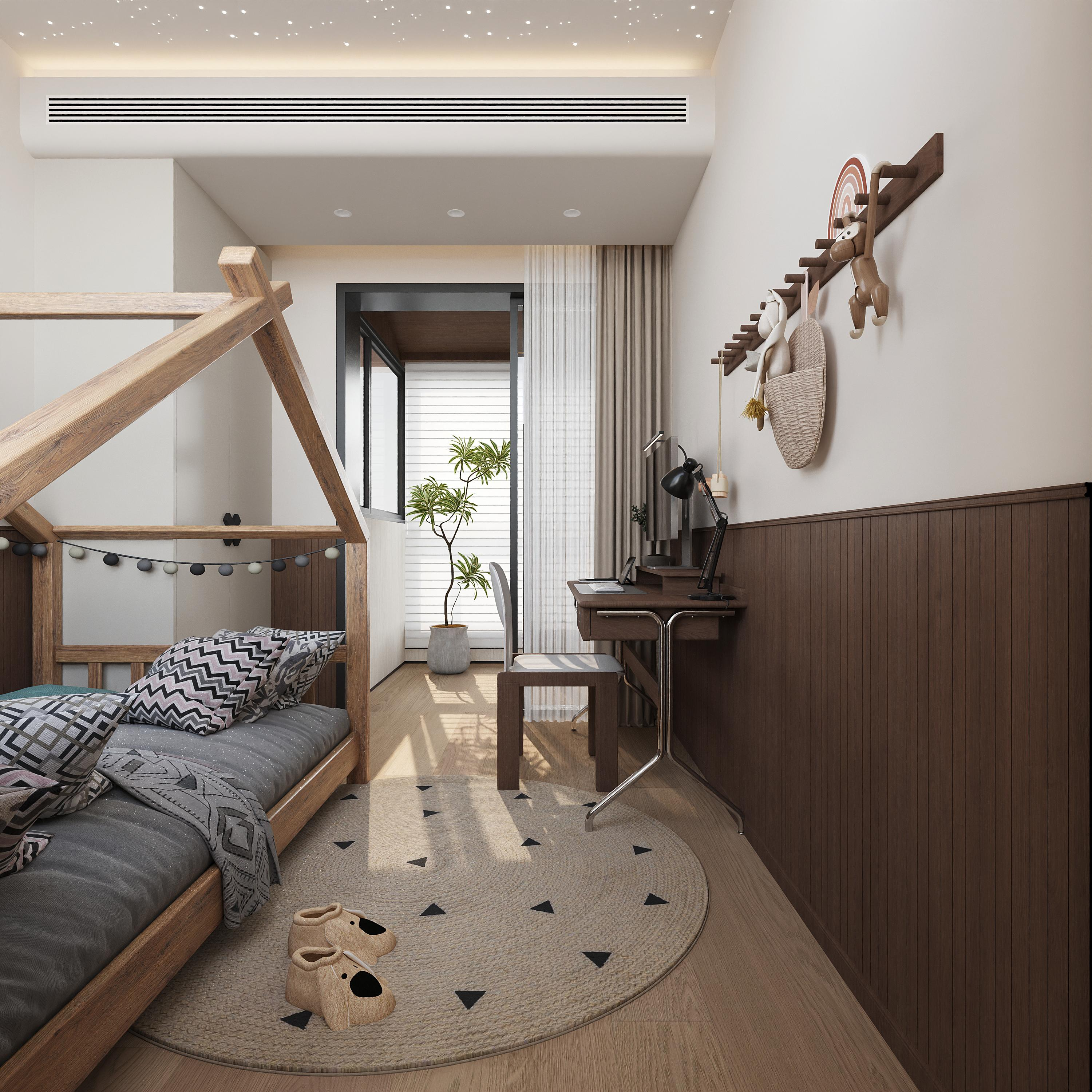 广州万科城市之光-中古风样板房设计-14