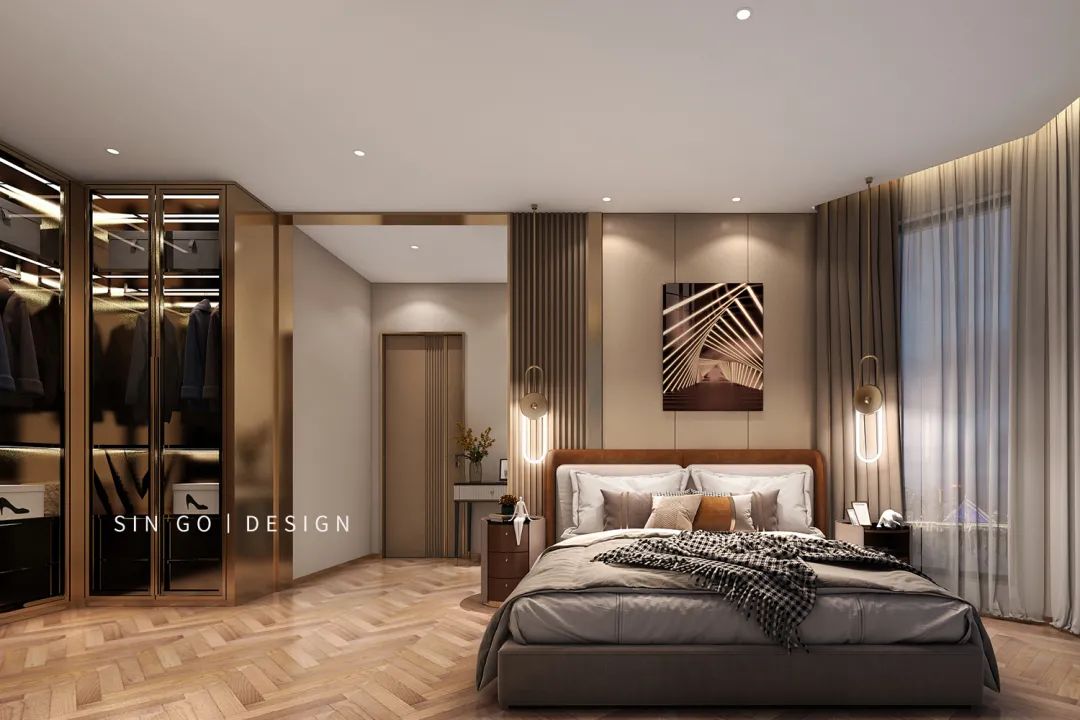 上海御湖香水湾轻奢别墅设计丨中国上海丨星杰国际设计-57