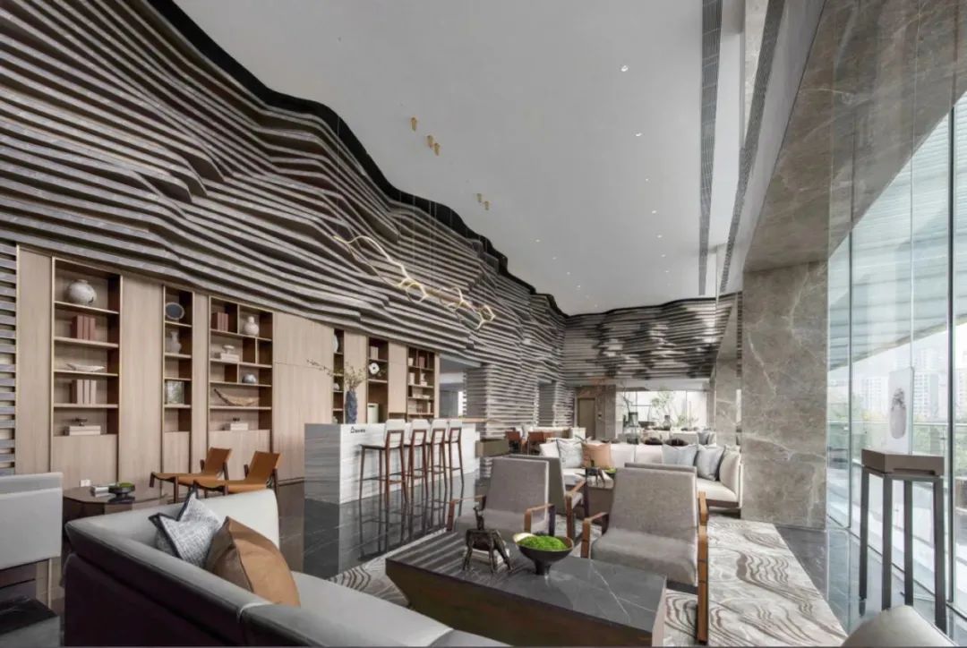 融创南昌·玖玺台销售中心 | 现代简约中的艺术与自然共生-45