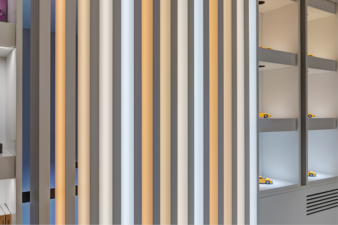 金比例集体建筑 · 灯光展示空间-39