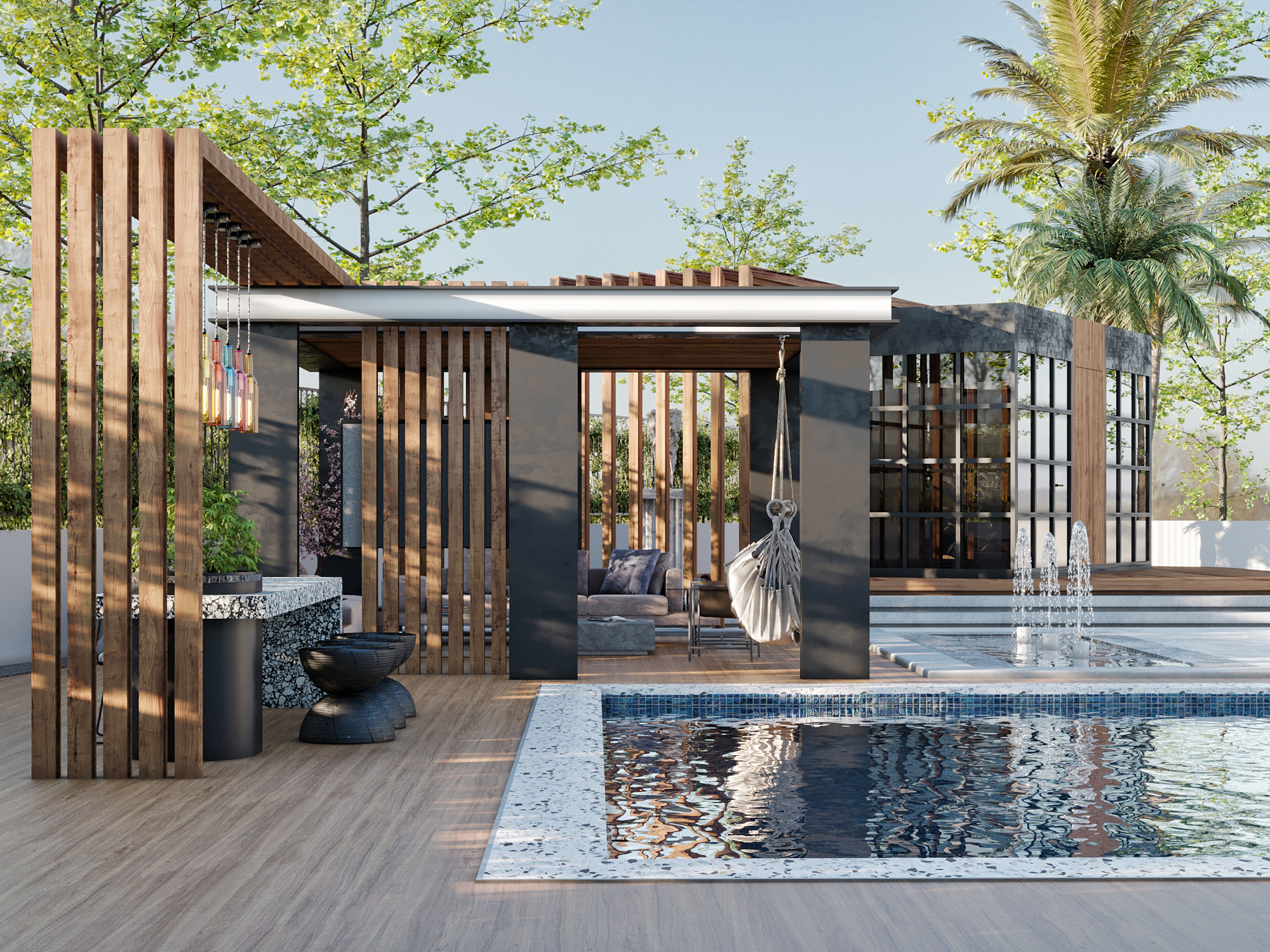 villa private landscape-6