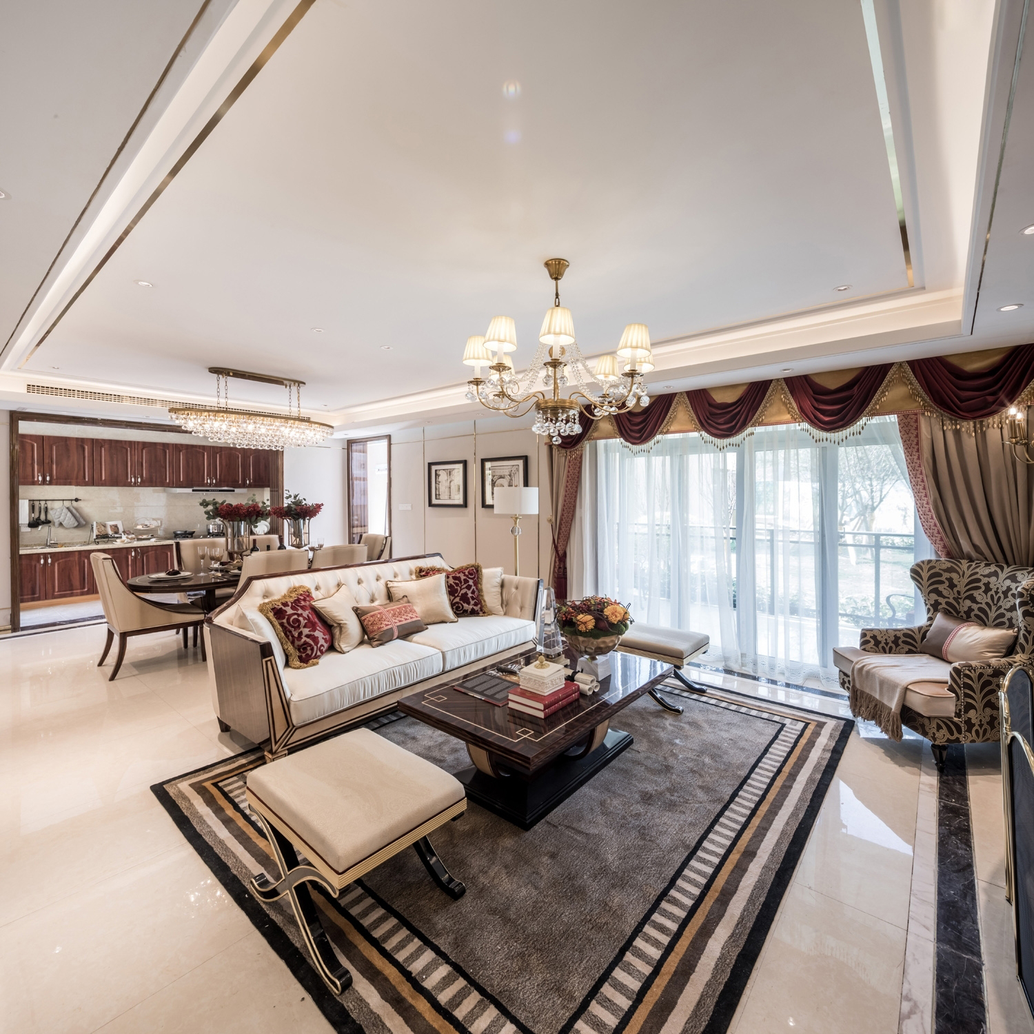 SLI丨新古典主义——利川 飞洋华府A1样板间-8