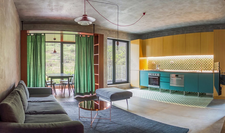 Brasov Apartment with Intense Interior Atmosphere and Saturated Colours-1