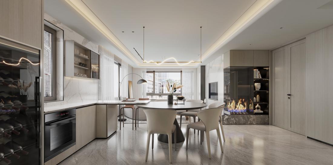 壹亮马 · 现代简约风格的温馨家居设计-3