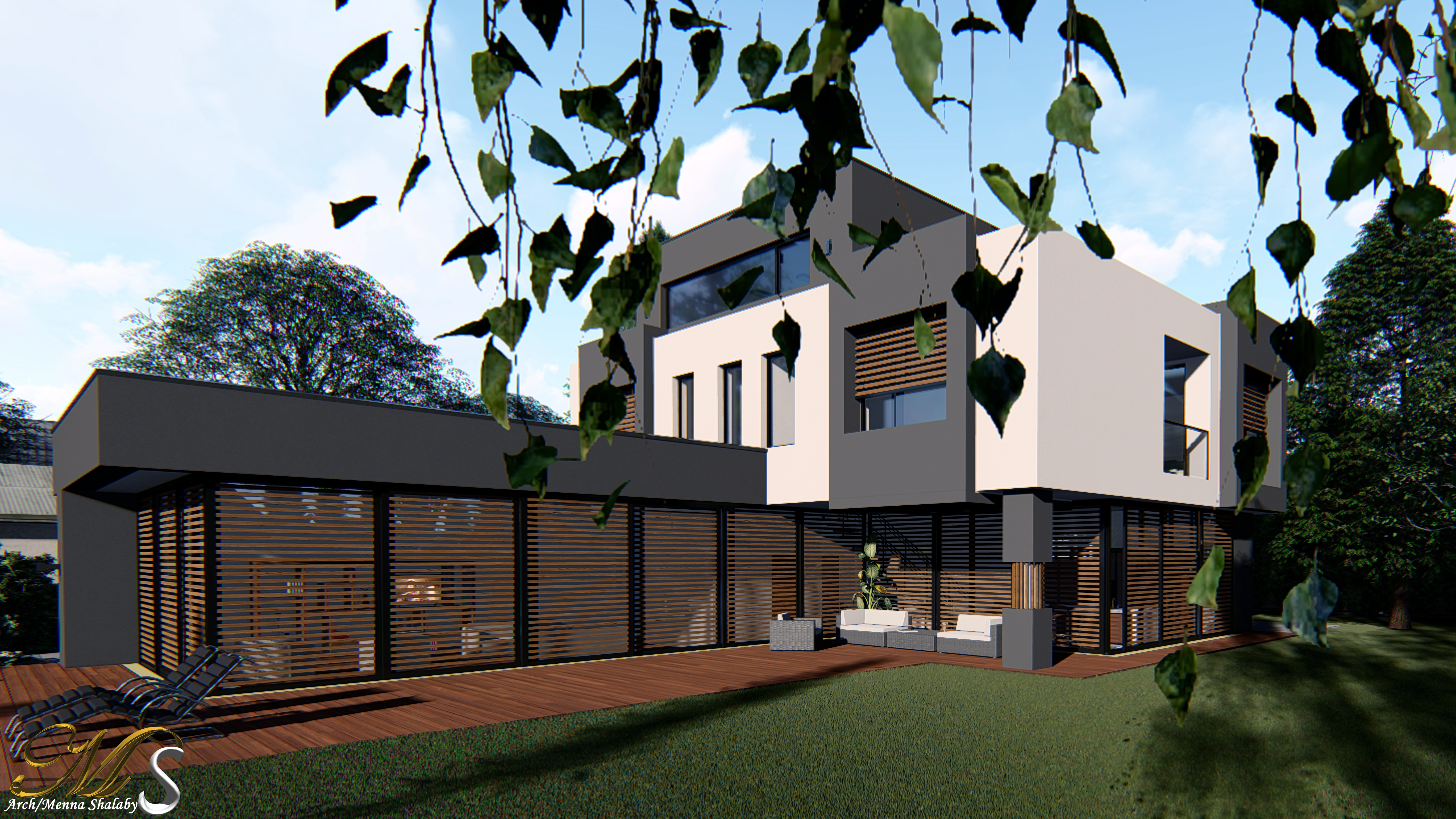 德国单户住宅外部设计-3