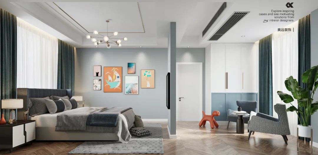 奥远设计 | 孔雀城别墅 | 现代轻奢,时尚舒适-36