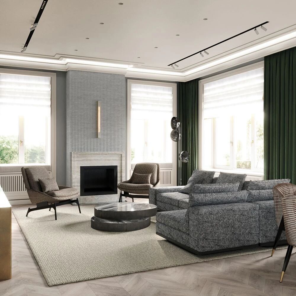 简约生活  莫斯科州现代住宅丨俄罗斯莫斯科丨Svetlana Herzen-38