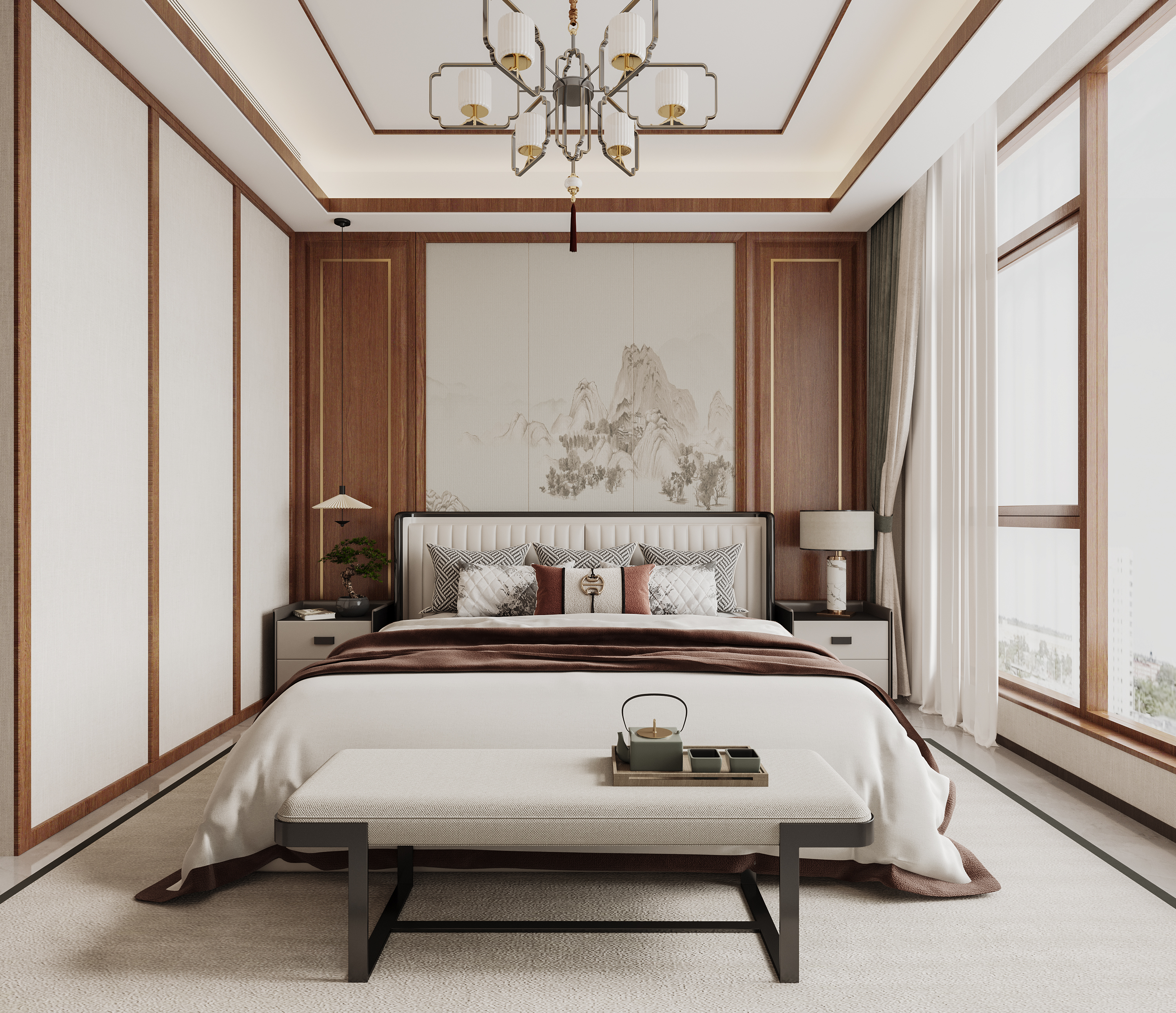 新中式别墅案例-11