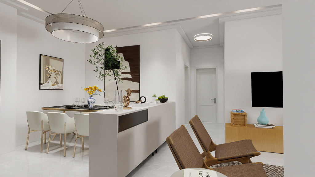 现代风全屋效果图-4