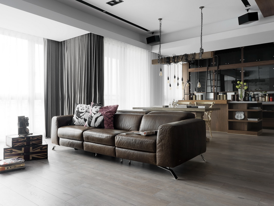 橙白设计——《内湖》45平现代风-0