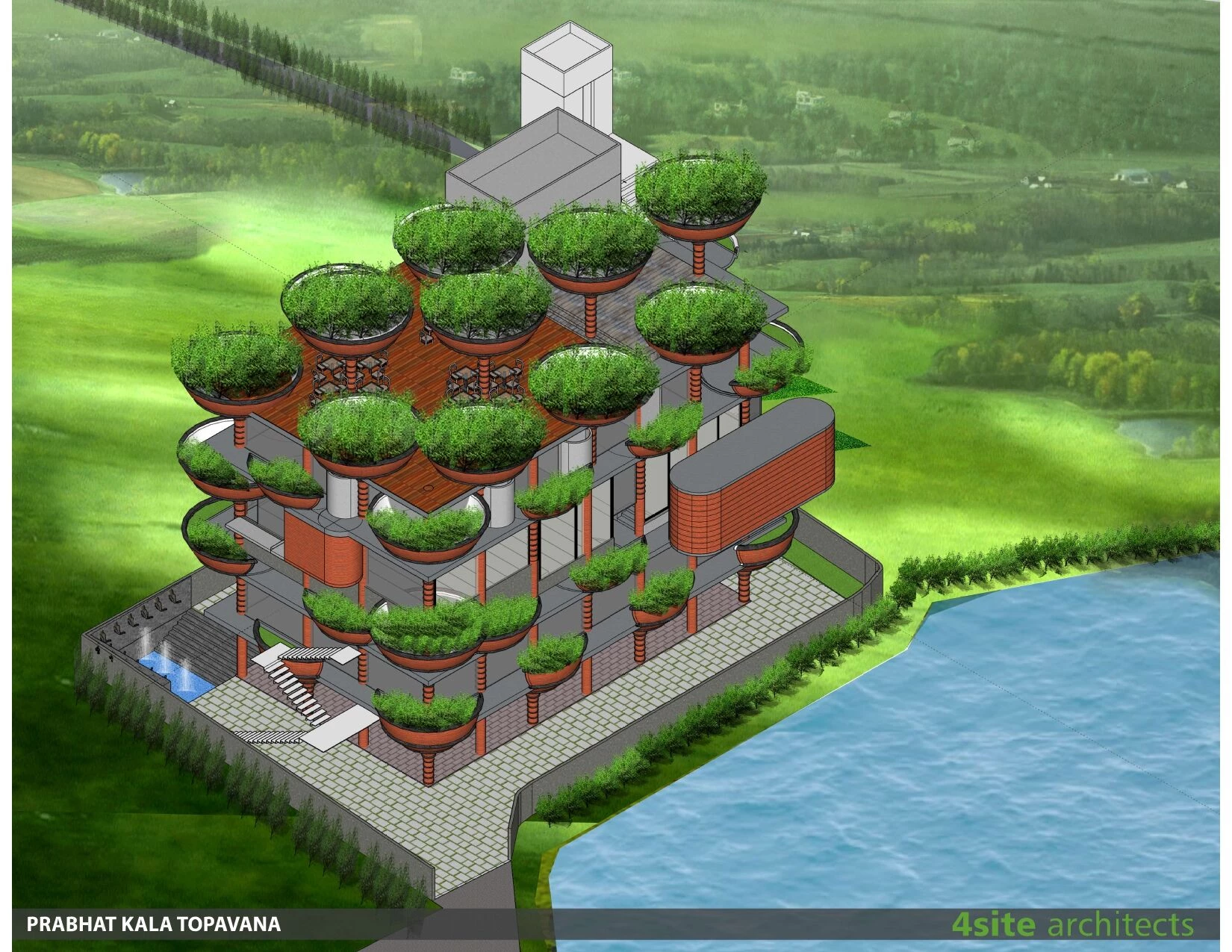 普拉巴特卡拉塔波瓦纳丨印度班加罗尔丨4site architects-11