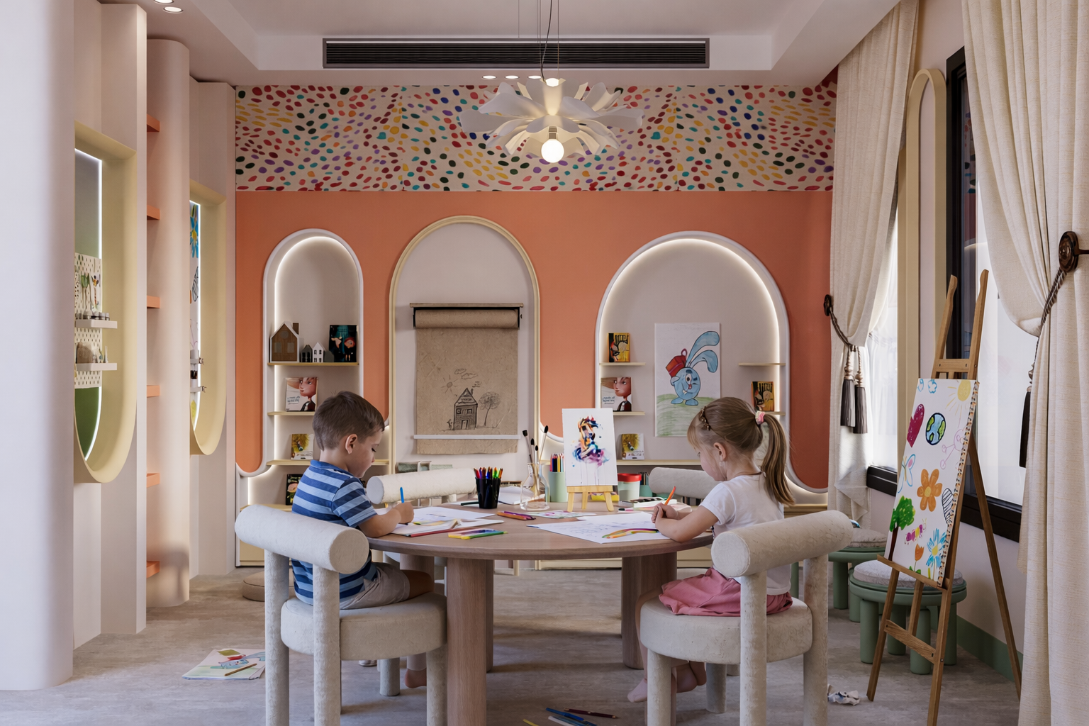 儿童学习之家艺术室丨阿联酋迪拜-10