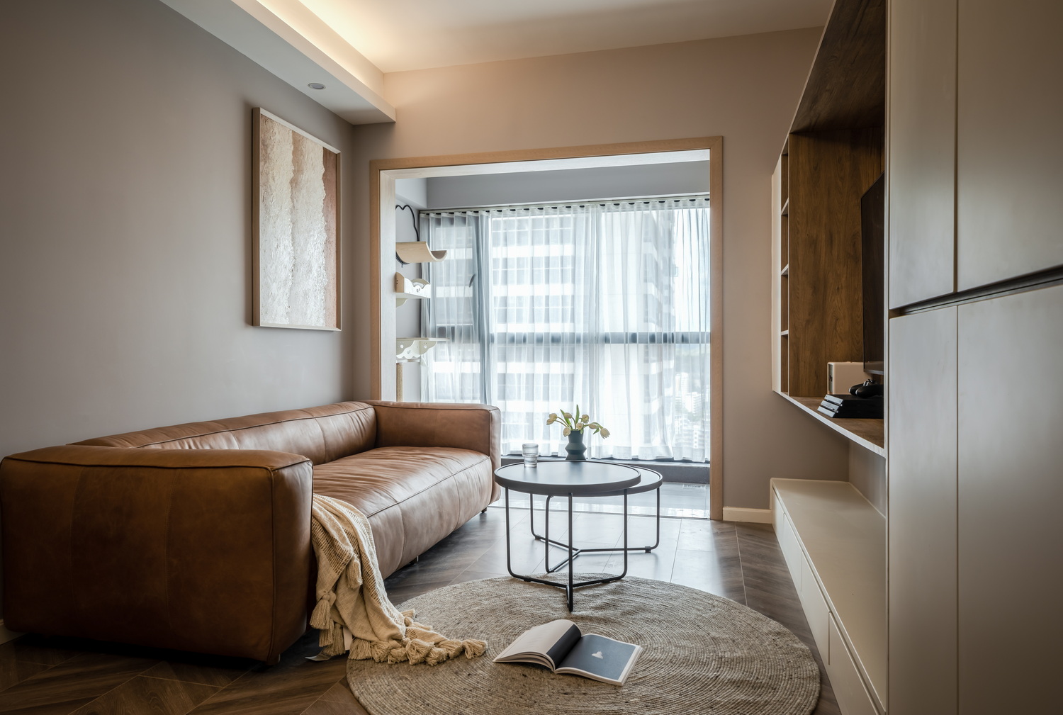 秋日暖阳 · 小户型高级灰设计-23