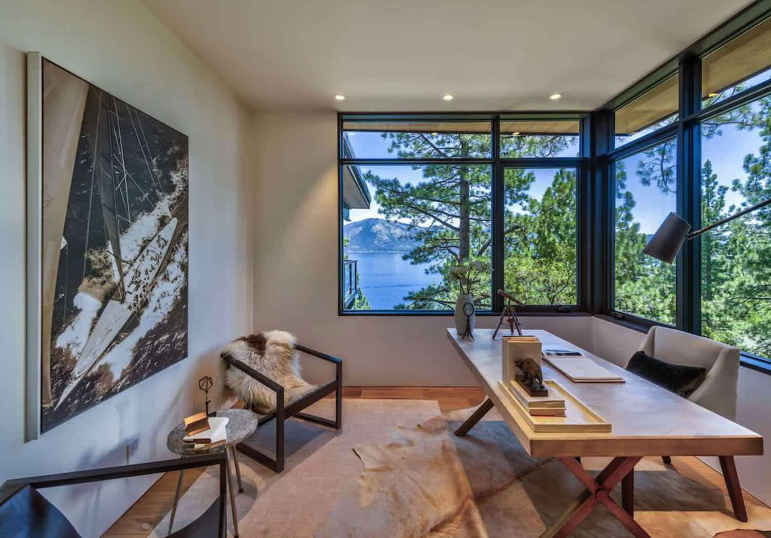An extraordinary lakefront mountain house with idyllic views of Lake Tahoe-20