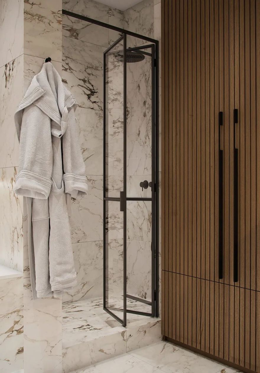 85㎡现代轻奢三居室设计丨Alexander Bocharov-45