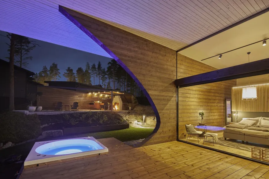 芬兰波浪住宅-42