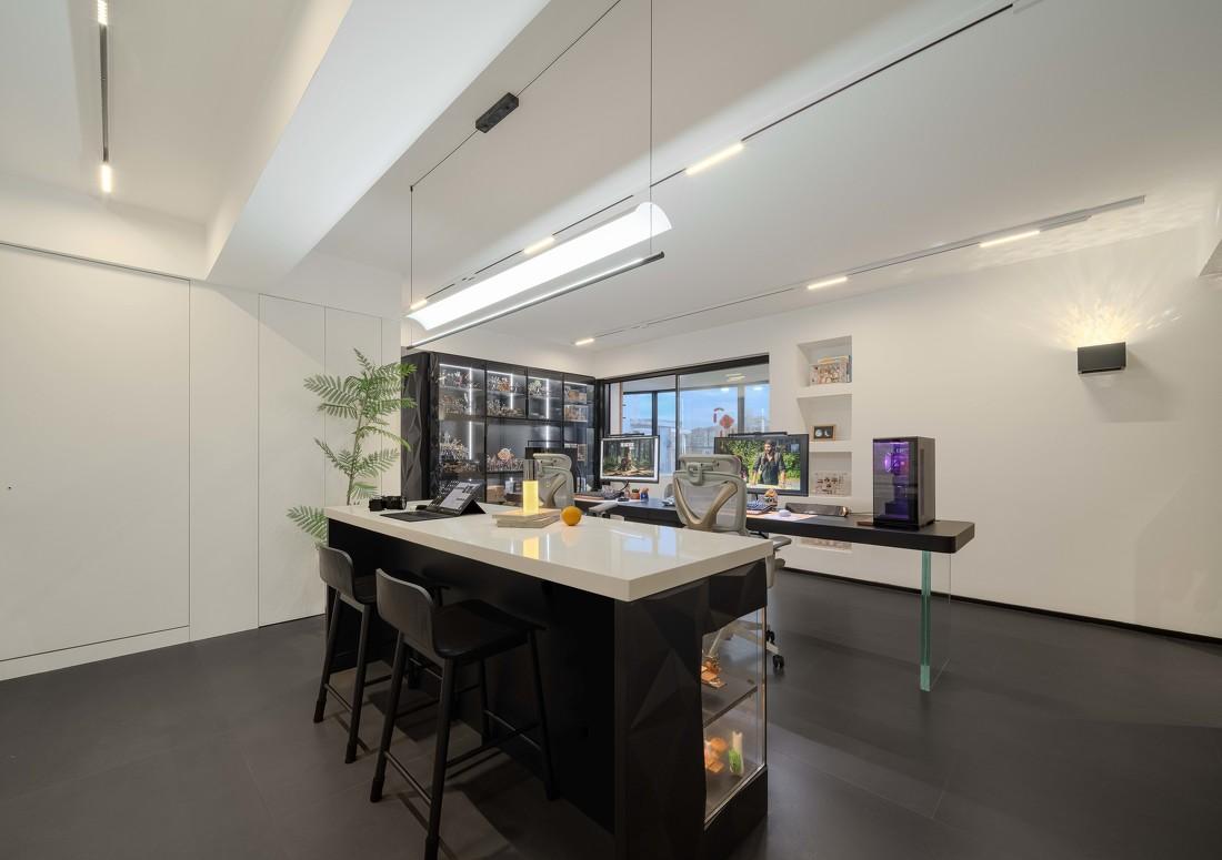 黑白灰手办小屋·80m²一居室改造丨中国广州-23