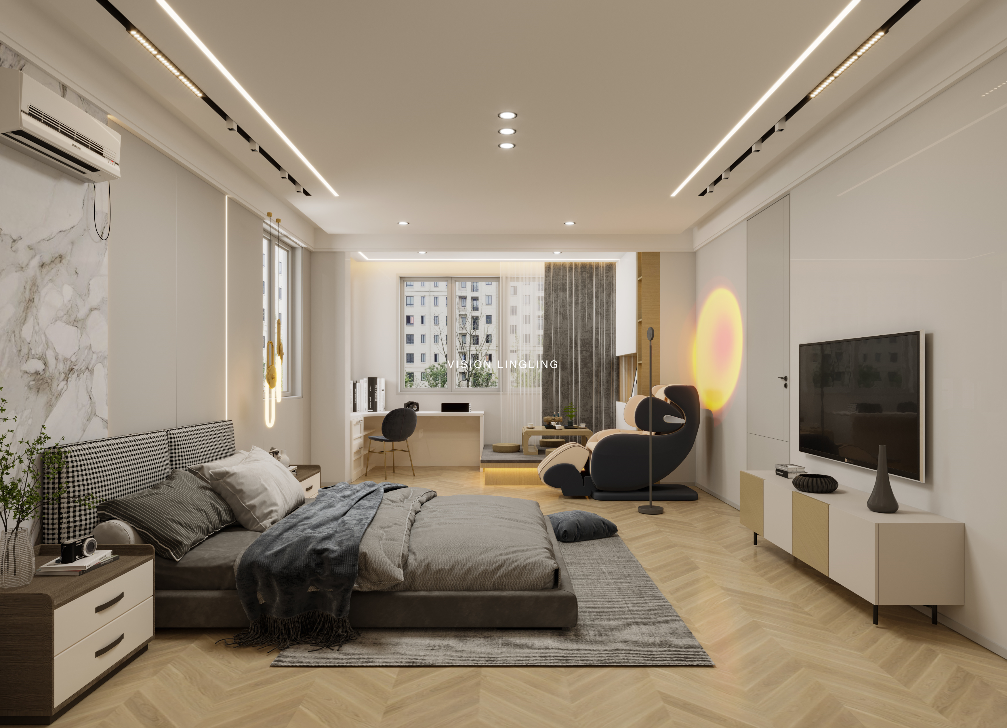 现代简约公寓设计-7