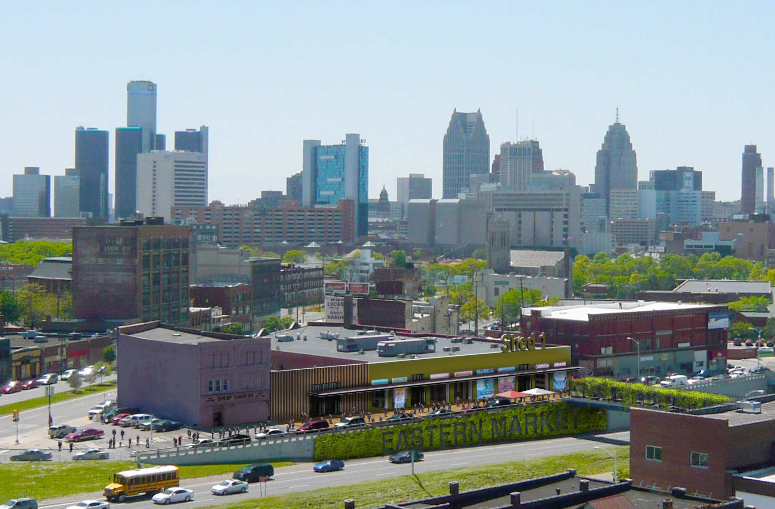 底特律东部美食文化区扩建项目丨美国底特律-13