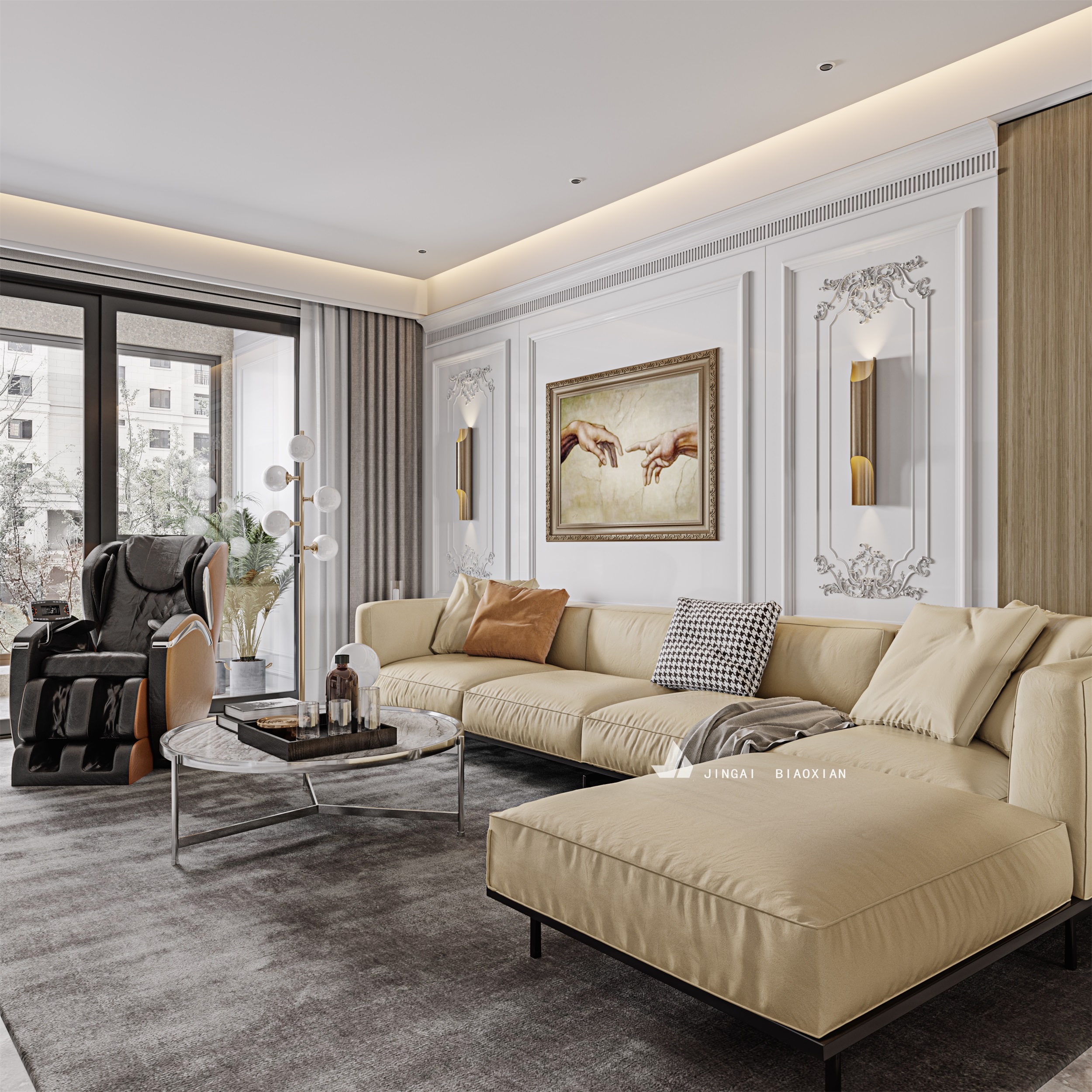 现代简约客餐厅设计案例-34