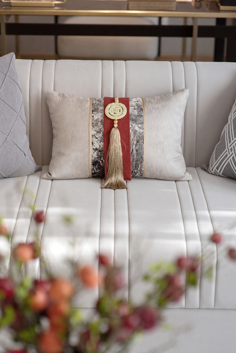 天津金辉北辰宜兴埠样板间 | 秋意浓烈的中式家居设计-30