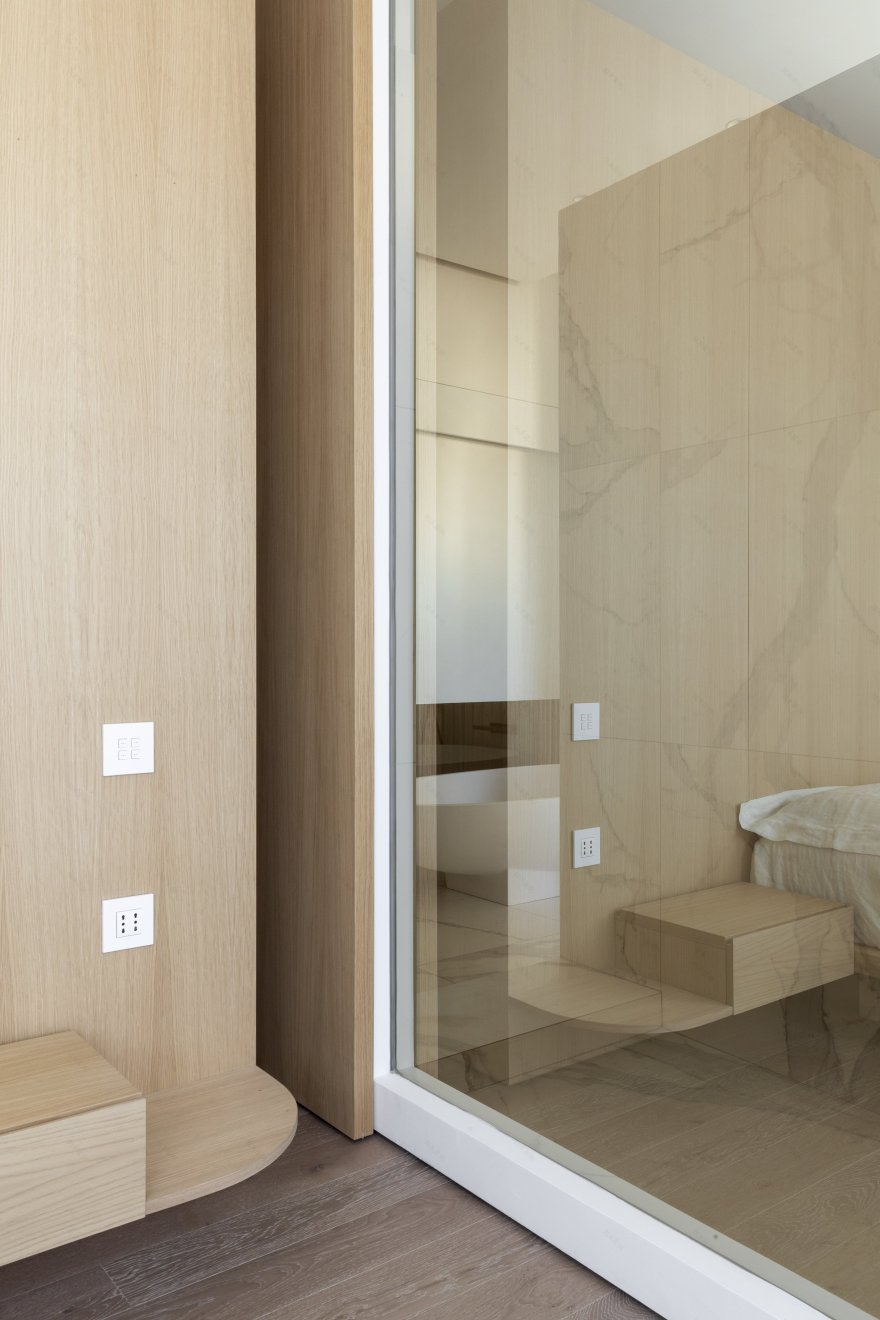 直线弯曲的住宅丨意大利罗马丨filippo bombace-25