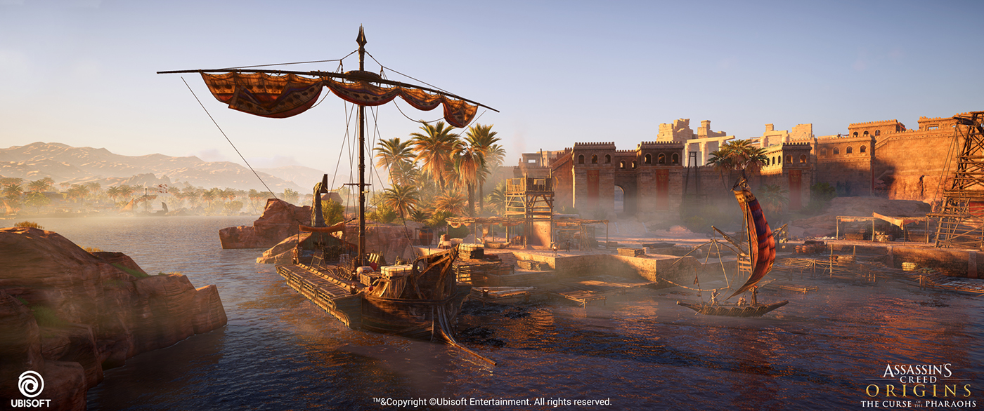 《刺客信条 | 法老诅咒》大象岛艺术设计赏析-0