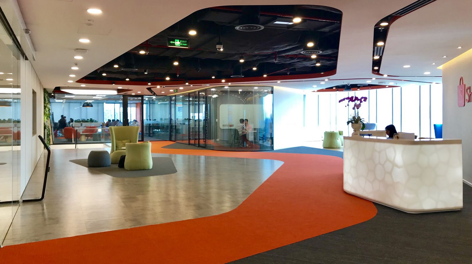 Shopee办公空间设计丨越南胡志明市-17