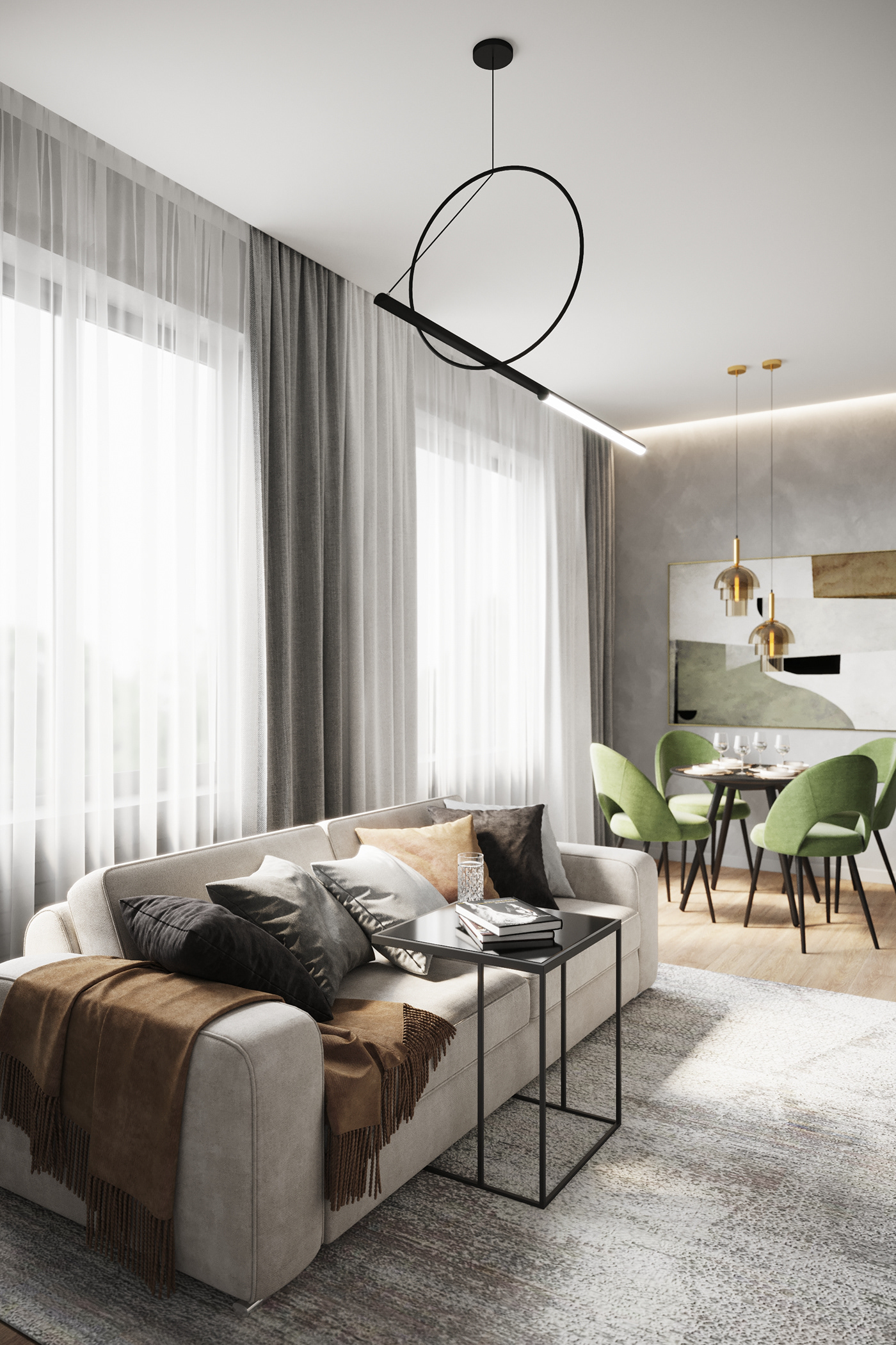 现代简约客厅设计丨FROLOVA DESIGN-1