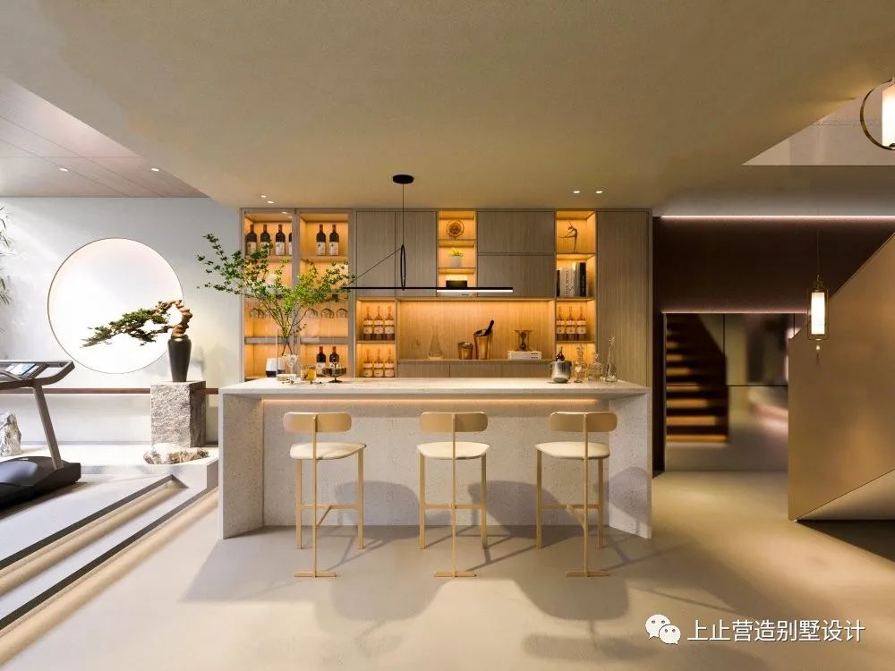 长春岳麓山侘寂风家居设计丨中国长春丨上止营造别墅设计-6