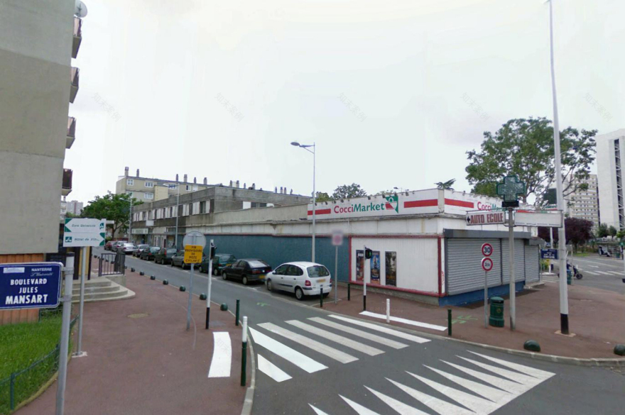 南特雷商业商店与学生住宅的现代设计-4