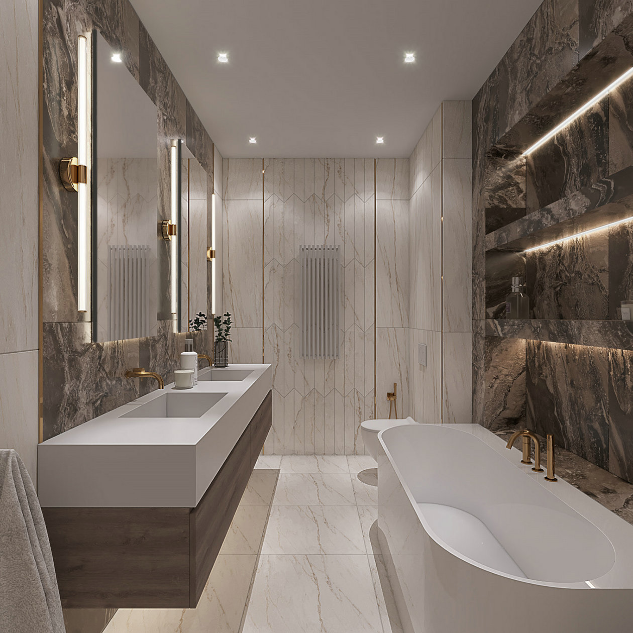 乌克兰基辅浅色系公寓设计-19