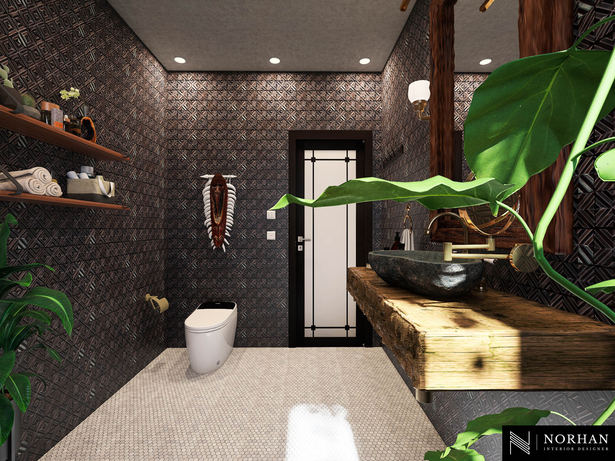 Apartement in African style-27