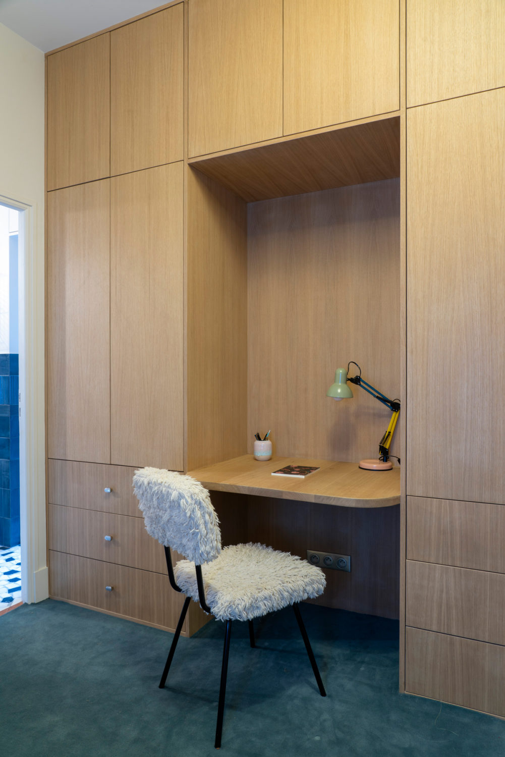 Enfilade Bohème 80m²,Bastille 项目丨法国巴黎丨Bän Architecture-17