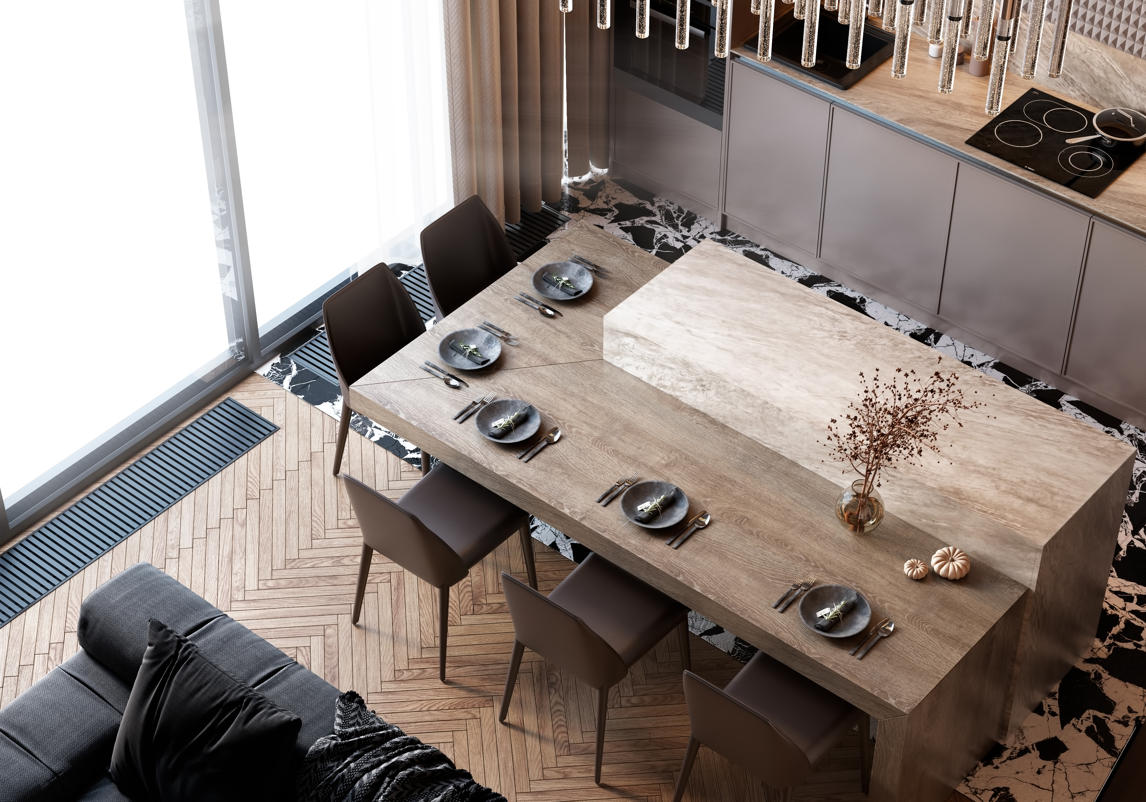 Visualization of an apartment-0